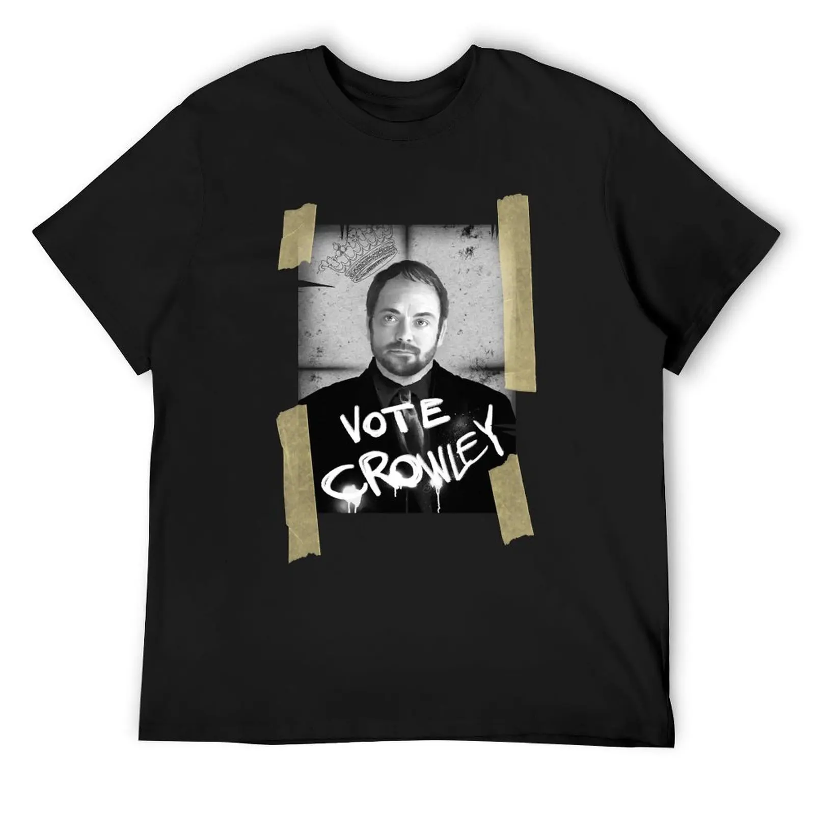 

Футболка VOTE CROWLEY, футболки с рисунком рэпера, хлопковые футболки с рисунком, мужская футболка