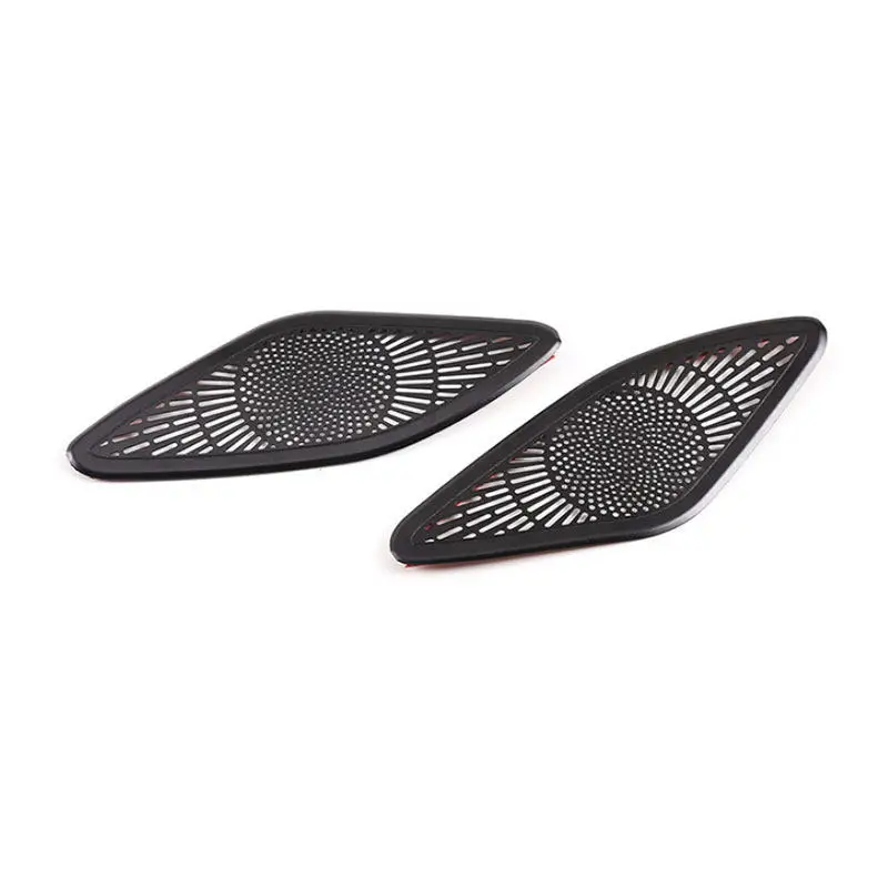 Car Interior A-pillar Speaker Net Cover For Mercedes Benz GLA H247 GLB X247 B Class W247 2020 Aluminum Alloy Black Accessories