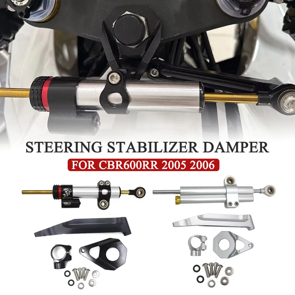 

Motorcycle Stabilizer Steering Damper Bracket Mount Kit For Honda CBR600RR CBR 600RR CBR 600 RR 2005 2006 Damper Support Kit