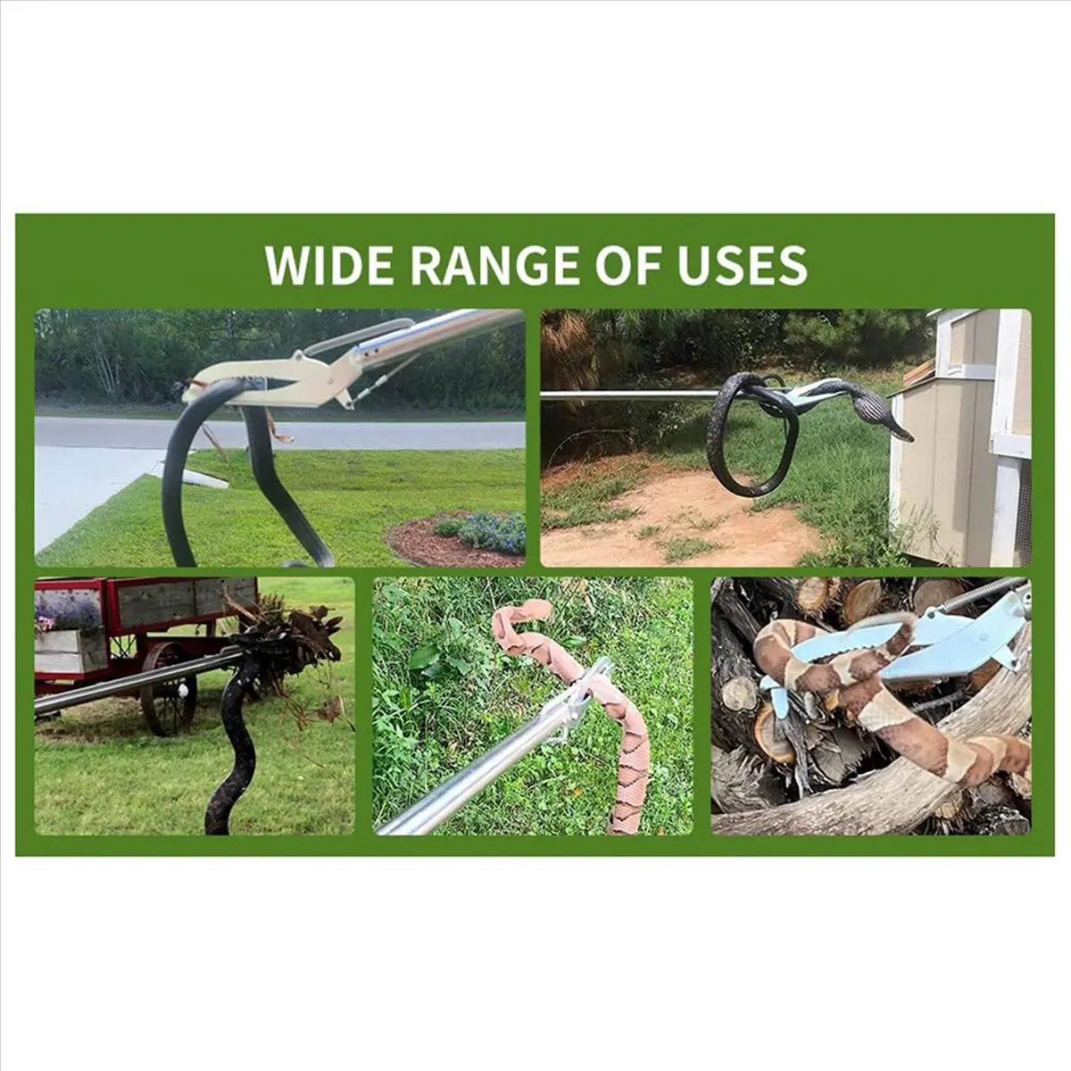 2X Snake Grabbing Tool, Snake Grabbing Clip, Snake Grabbing Tool Suitable for Various Scenarios, Sna