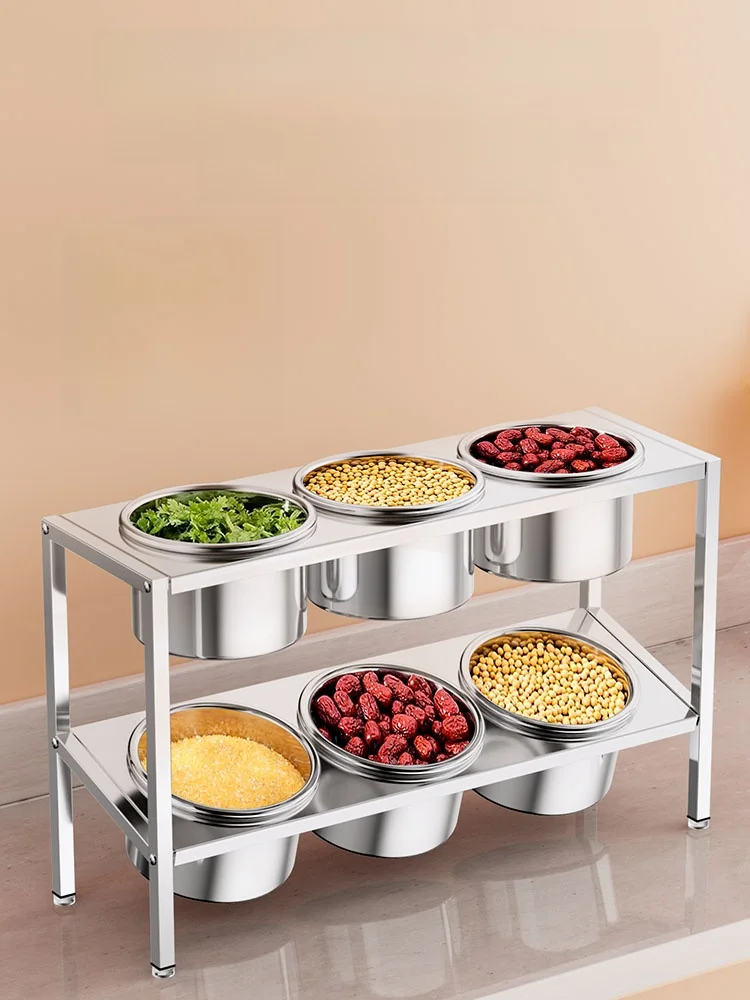 Etagere-a-epices-double-couche-en-acier-inoxydable-cylindrique-haute-et-basse-petite-boite-a-condiments-boite-a-confiture-usage-commercial-forme-rectangulaire