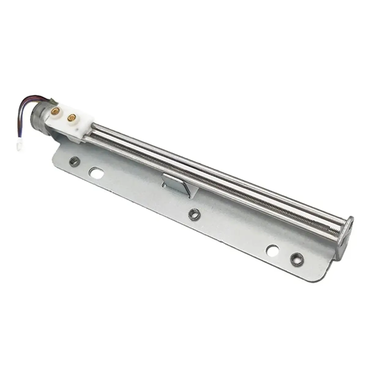 DC 15V Micro 2-Phase 4-Wire Linear Stepper Stepping Motor with Nut 123mm Long Slide Stroke 15 Ohms for 3D Printer