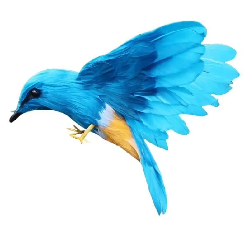 E8BD Realistic Artificial Birds for Indoor and Outdoor Decoration Backyard Lawn Decoration with Various Styles for Home