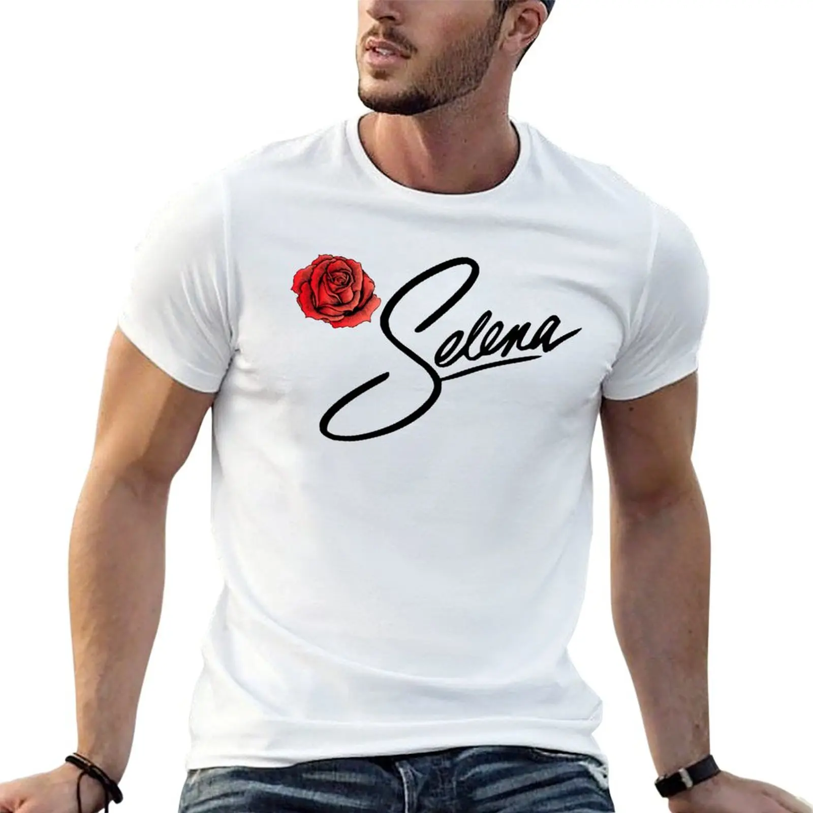 

t T-Shirt Como shirts La Music cotton shirt man t Flor Quintanilla pack Selena Song graphic