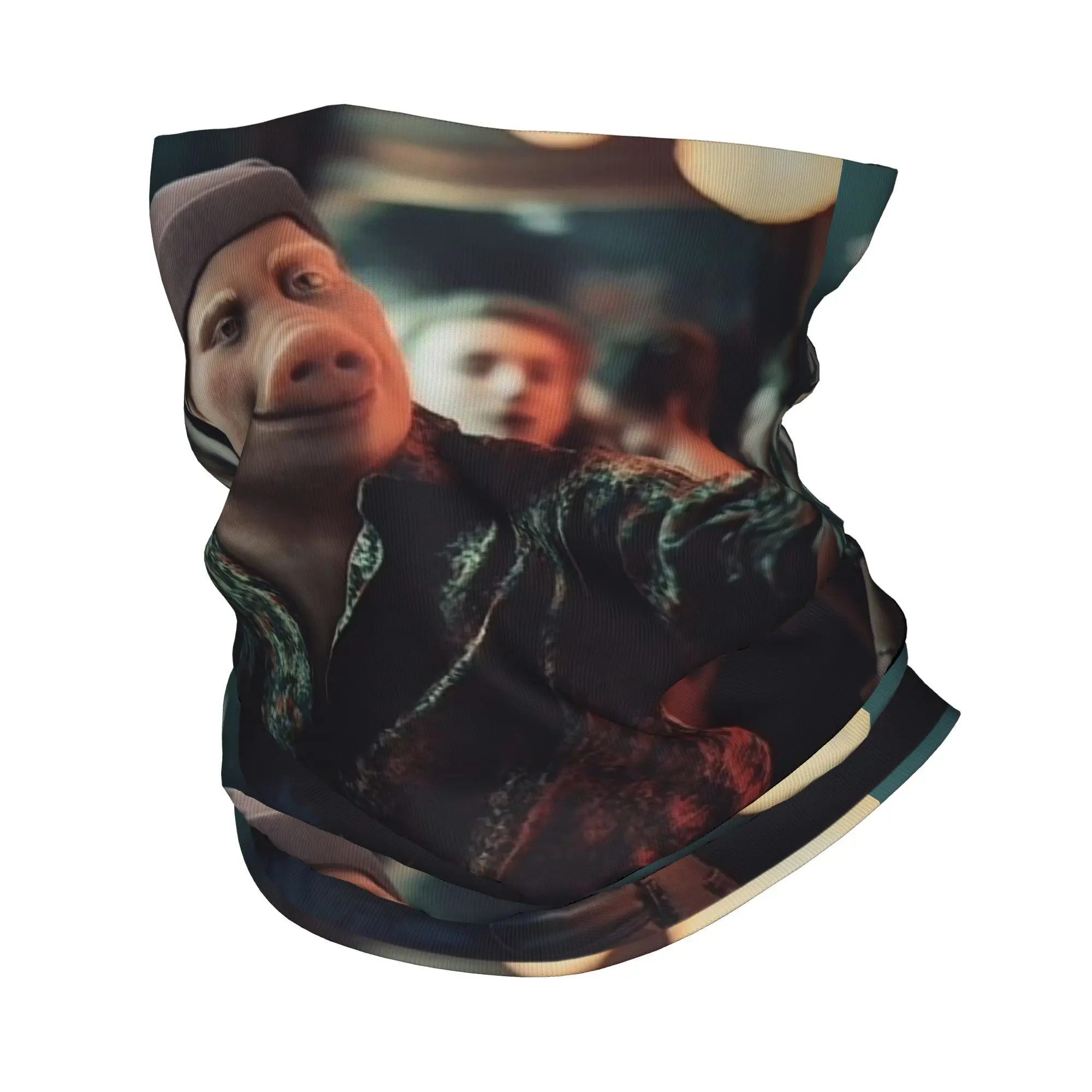 John Pork Bandana 넥 커버 프린트 마스크 스카프 다기능 사이클링 스카프 러닝 유니섹스 성인 방풍