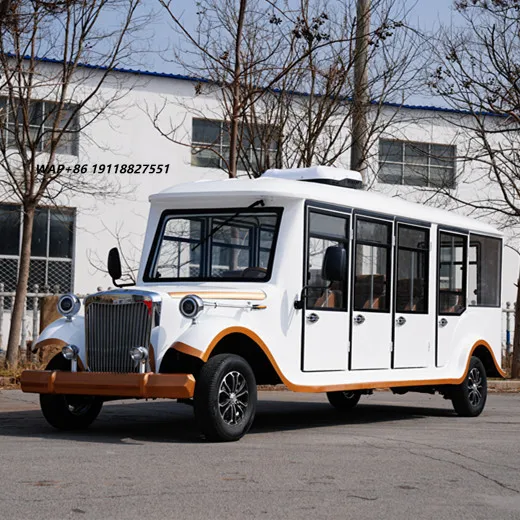 BFF Kepler Factory Direct Sale Classic Antique 14-Seater Electric Vintage Car with AC Motor and Lithium Battery High Quality