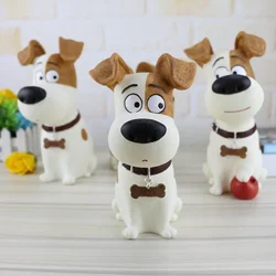 Cute Mike Dog Piggy Bank Figurines Pet Coin Bank Christmas Children Money Box Desktop Decor Secret Life Alcanscia Storage Box