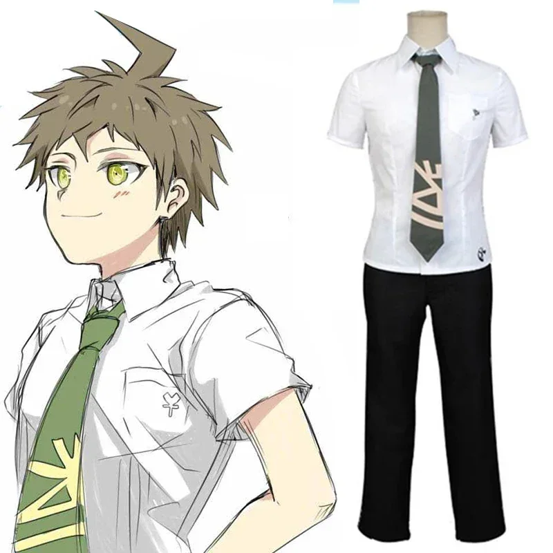 

Anime Game Cosplay Super Dangan Ronpa 2 Hajime Hinata Costume Male Female Halloween Carnival Stage Performance Clothes