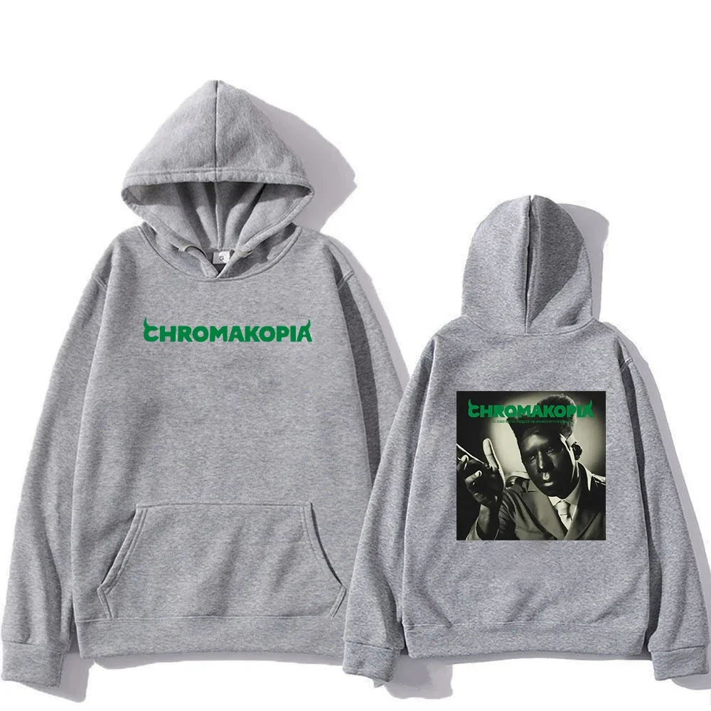 Tyler Lá Teremtő chromakopia Album kapucnis Szent CHROMA Nők hoodies harajuku Uniszex téli Garbó Pamut sportpulóver évjárat