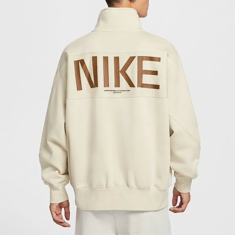 Nike Sportswear Men's Knitted Semi-Zip Loose Turtleneck Sweater IO7828-229