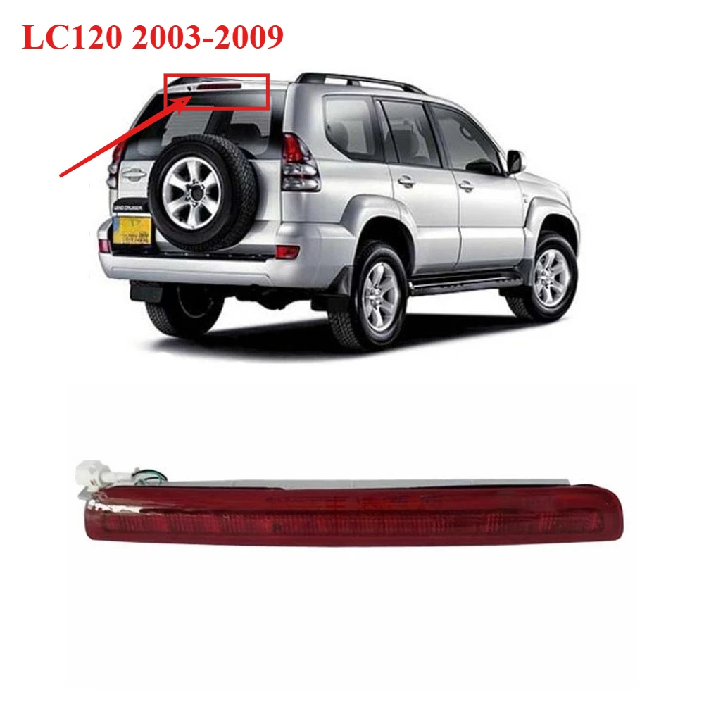 1 Piece High Mounted Brake Light Assembly for Toyota Prado LC120 2003-2009 Rear Roof 3rd Brake Light for Lexus GX470 81570-60081