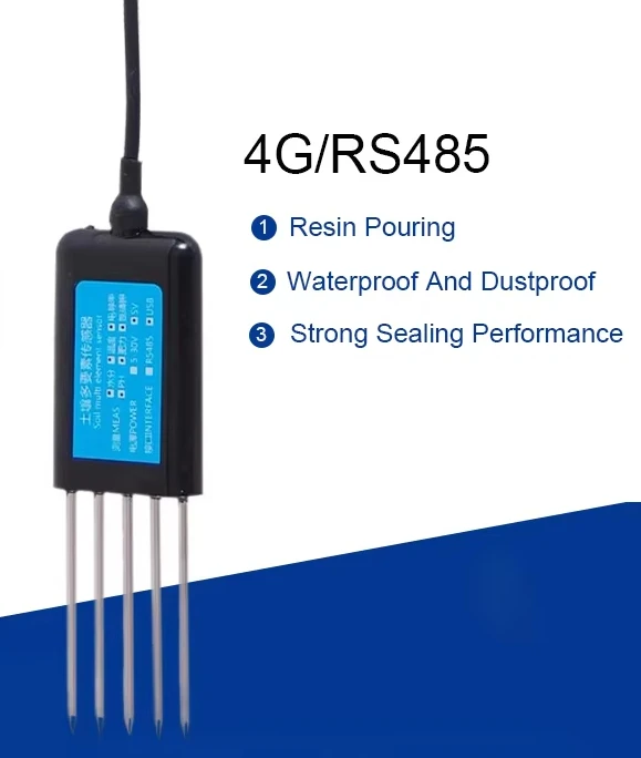 

New KRC Agriculture Monitoring Digital 7 in 1 Soil Tester Kit ph Npk Soil Analyzer Temperature Moisture Ec Salinity Sensor