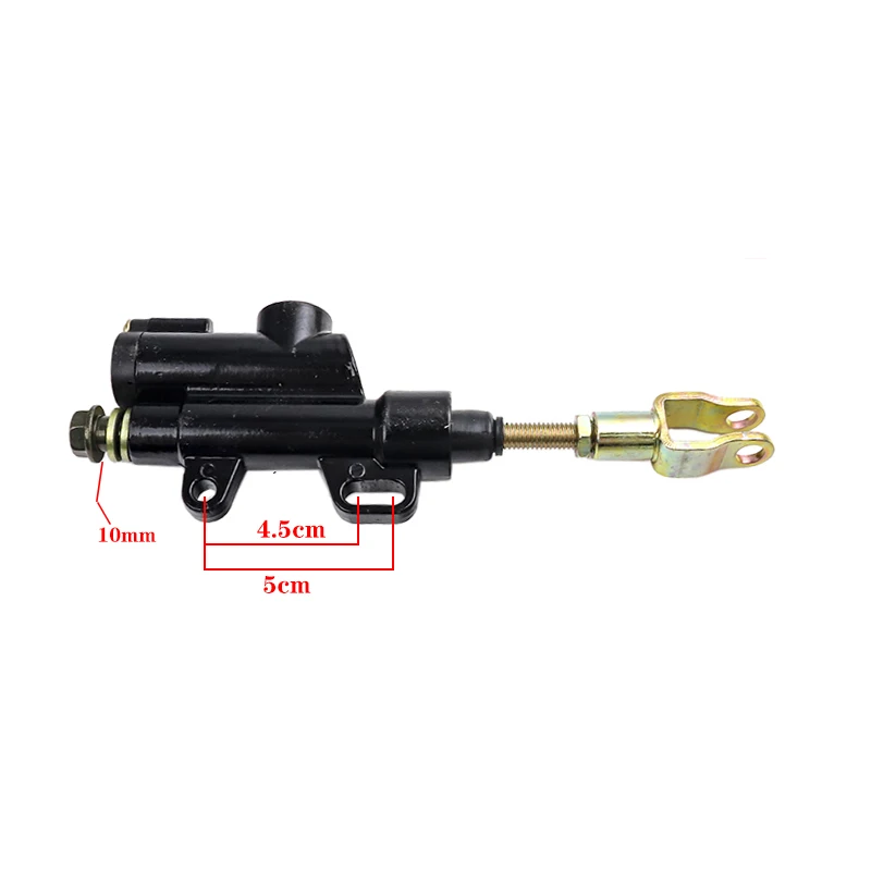 Motorcycle Rear Hydraulic Brake Master Cylinder Pump Foot Brake Master Cylinder Pump for Motorcycle Dirt Pit Bike ATV Quad