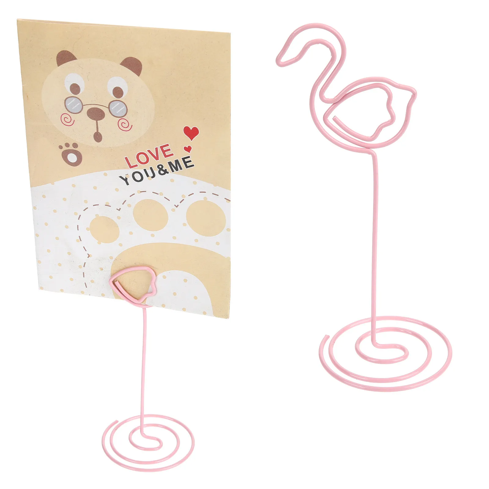 6Pcs Photo Clips Table Number Holders Metal Creative Card Stands for Wedding Party Decoration Memo Display Card Holder