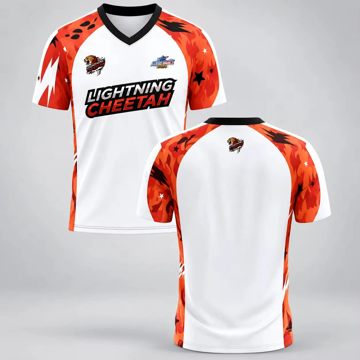 Summer Men's Women's GMMTV Starlympics 2026 Jersey 3D Printed Sports Unisex V-neck Team Uniform Breathable T-shirt Esports Fans