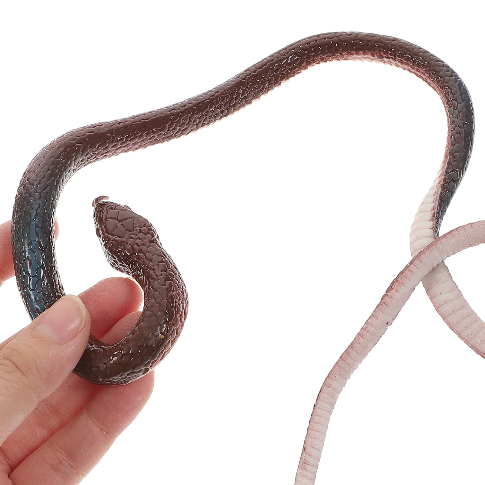 Prank Props Realistic Rubber Fake Realistic Rubber Snake Fake Snake Toys Party Prop for Halloween Festival Random Color