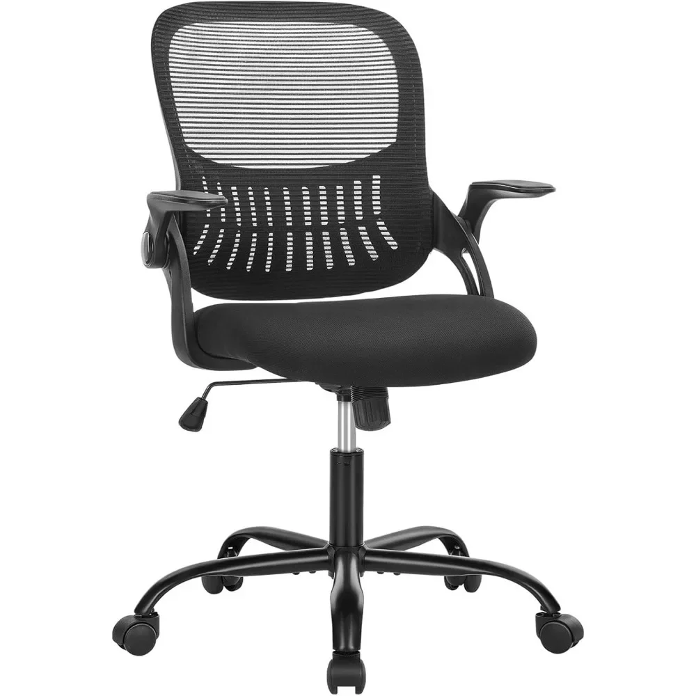 

Office Computer Desk Chair, Ergonomic Mid-Back Mesh Rolling Work Swivel Task Chairs with Wheels, Office Chair