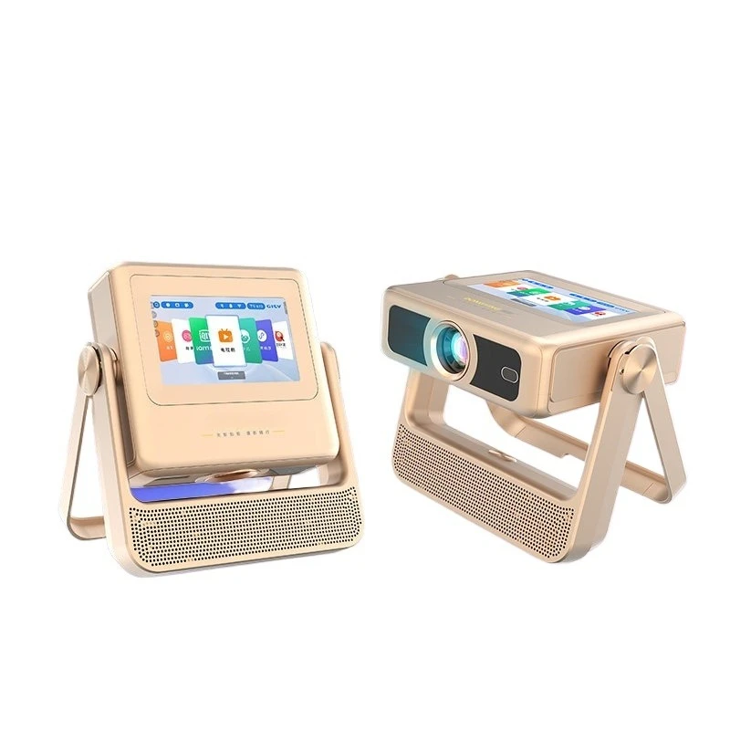 Touch dual-screen simultaneous display projector, ultra-high definition,  all-in-one device for home theater, tablet and speaker