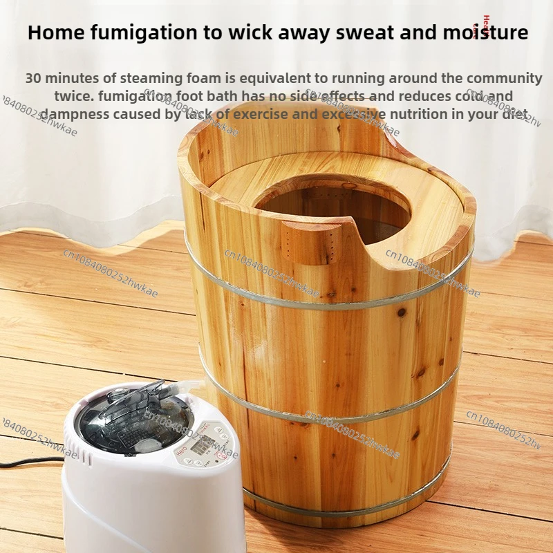 Herbal Sitz Bath Steamer Natural Wood Pelvic Therapy Tub Portable Steam Sauna For Hemorrhoid Relief & Feminine Care Bathtubs