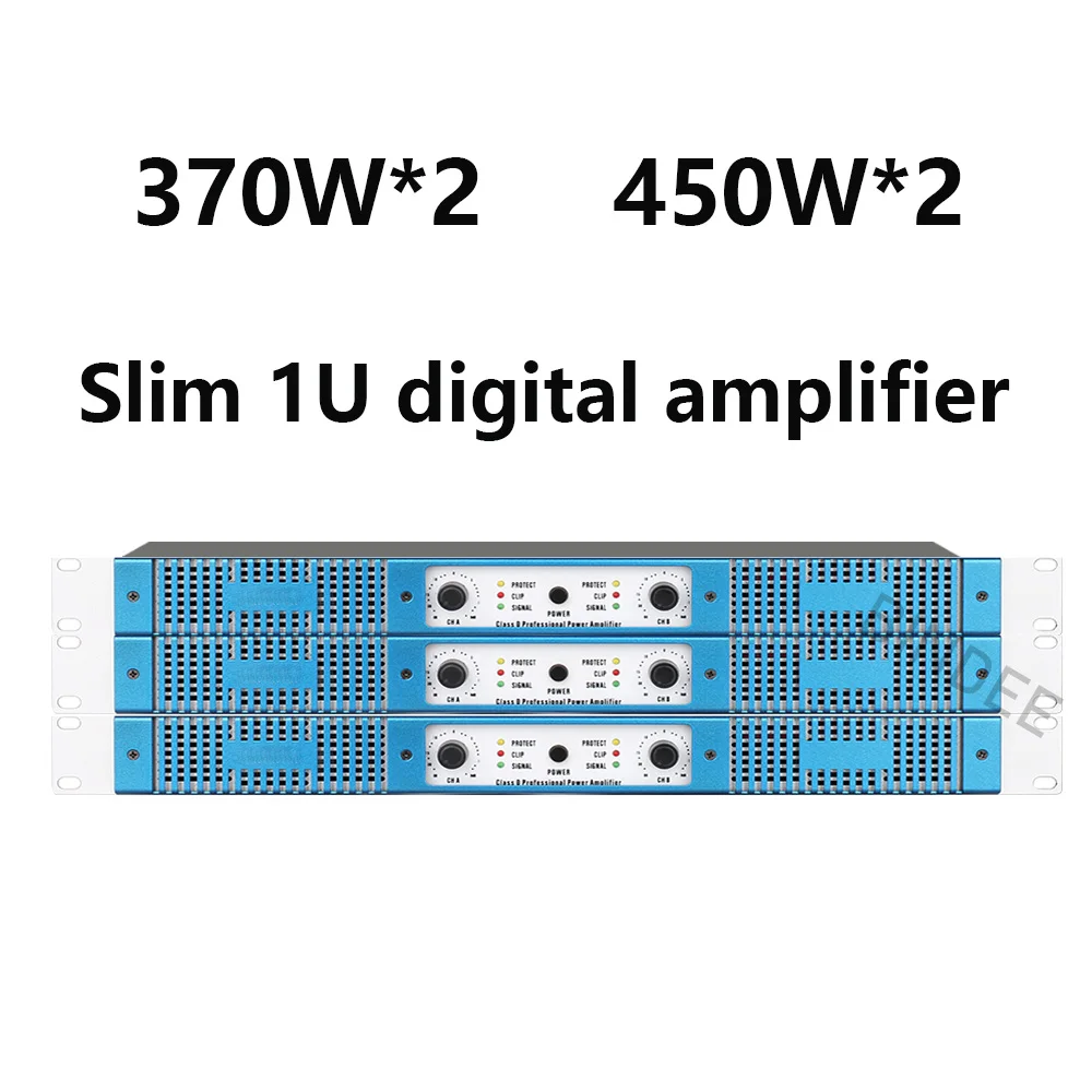 

X208 1U Professional Digital Power Amplifier Suitable for Wedding Party DJ Bar KTV Stage Outdoor Power Sound Amplifier