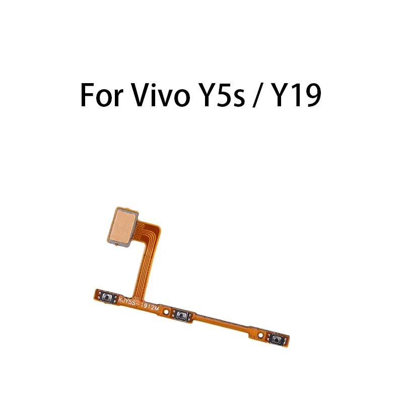 Gefensi Power On Off Volume Button Key Flex Cable Replacement For Vivo Y5s / Y19