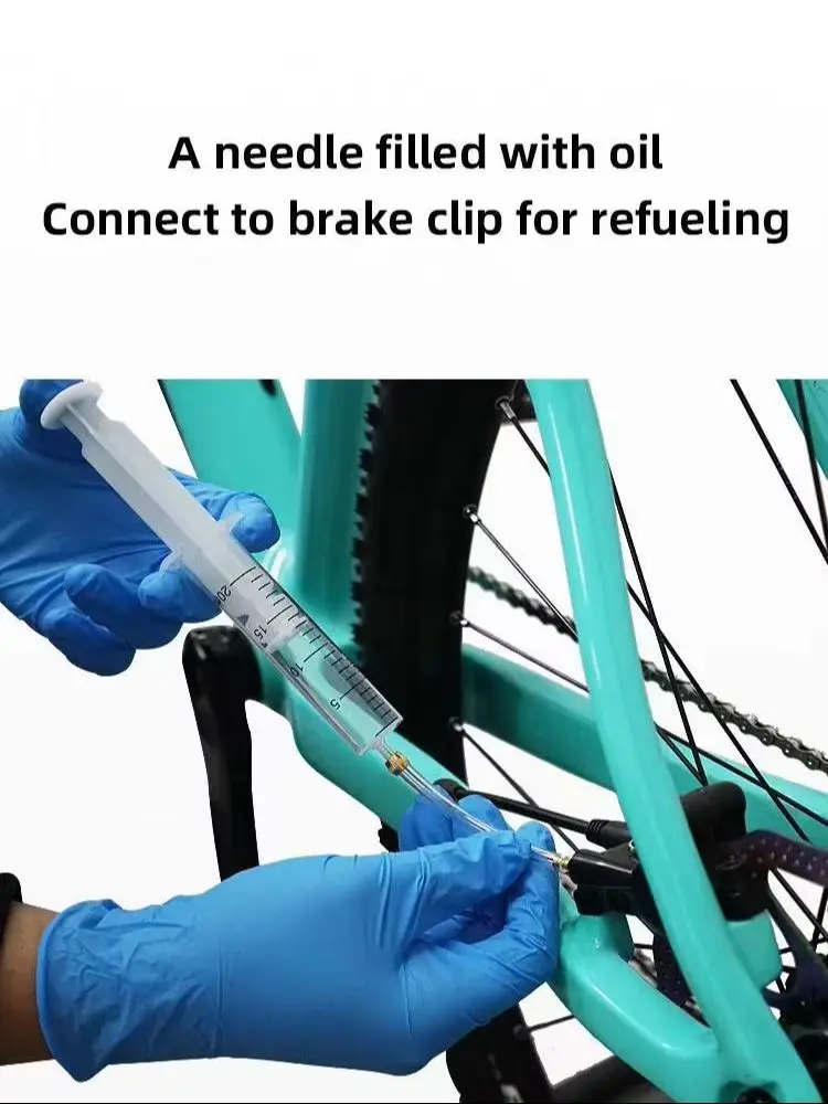 AliExpress NONE Universal Bike Hydraulic Disc Brake Bleed Kit, Mineral Oil Change Injector Tool, Bicycle Brake Oil Refill Set for Mountain & Roa