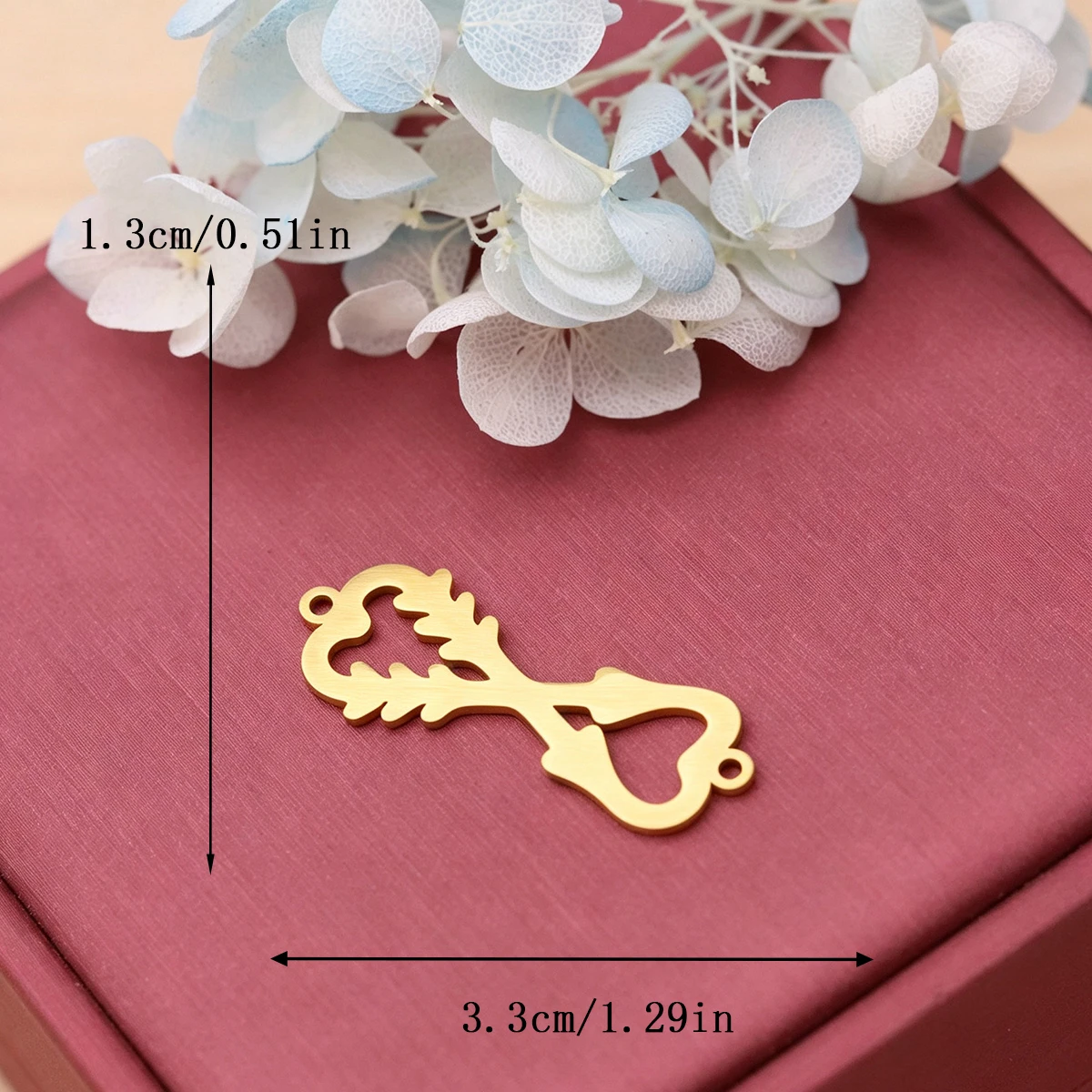 3pcs Stainless Steel Heart Arrow Charms Infinity Pendant For Jewelry Making DIY Necklace Bracelet Handmade Craft Accessories