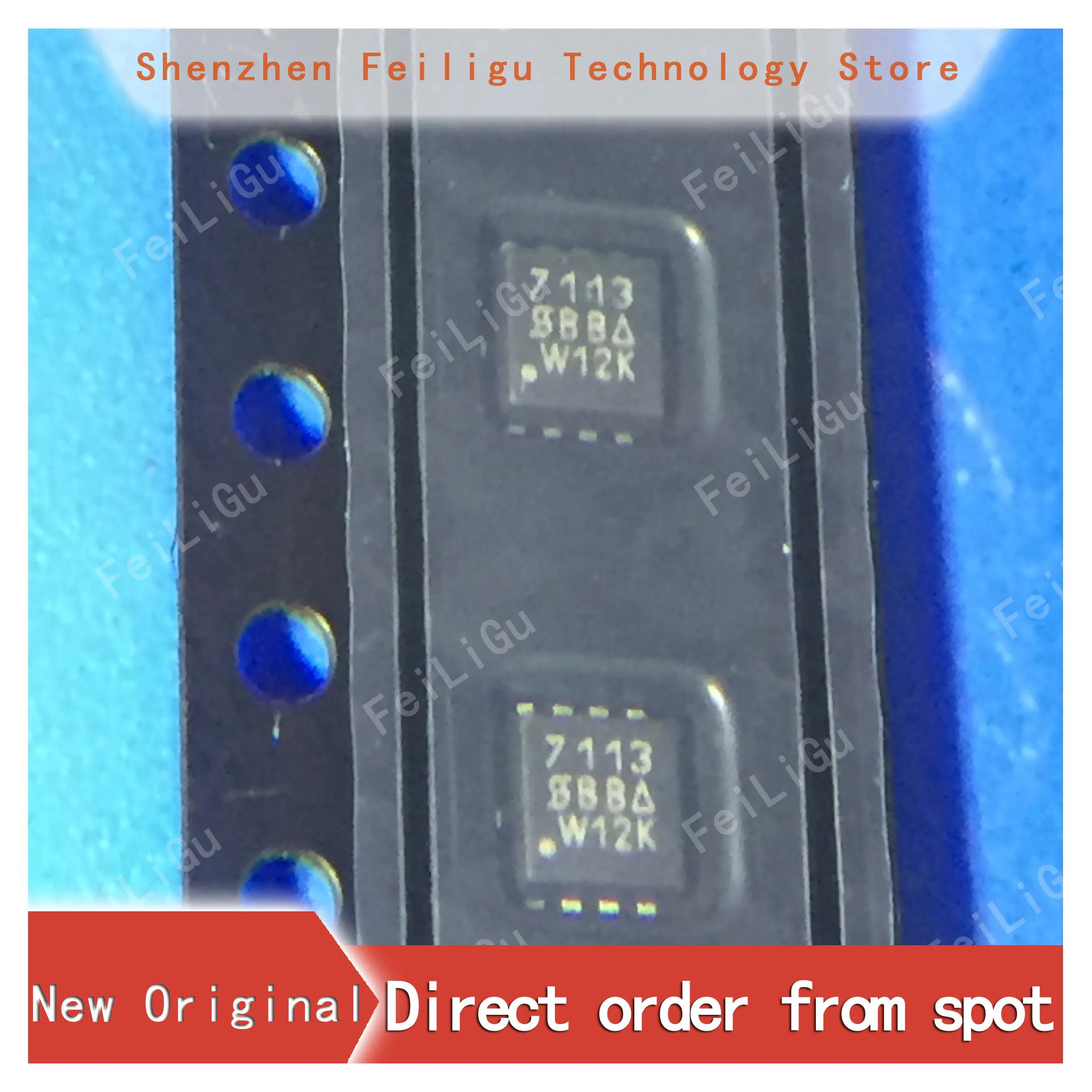 5/15/30/50Pieces New original SI7113DN-T1-GE3 SI7113DN-T1-E3 silk-screen:7113 Package:QFN8 100V 13.2A 3.7W 52W P-channel MOS FET