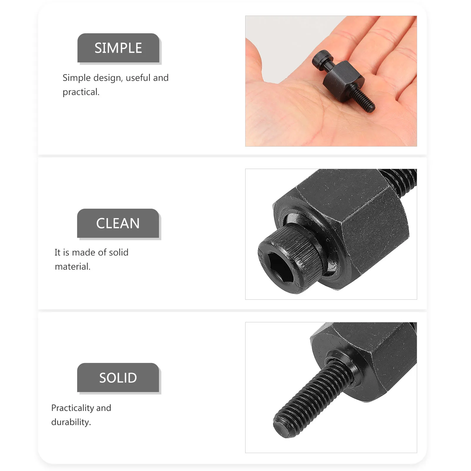 1 Set Nut Mandrel Tip Replacement For Rivet Tool Kit High Carbon Steel Compact Lightweight Nose Piece Storage Box Included Rivet