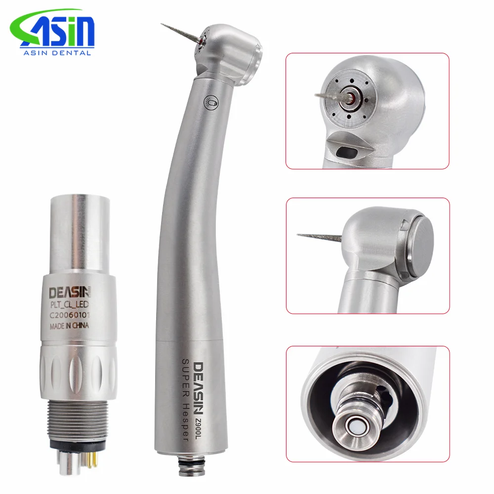 Dental High Speed Handpiece Air Turbine Fiber Optic Compatible For NSK Coupler Standard Head Z900L Dentistry Tools