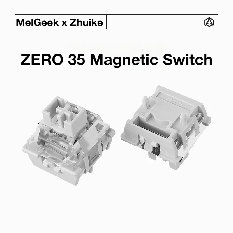 MelGeek&ZhuiKe Zero35 Magnetic Switches Ultra High Precision Switch with Hand Feel TTC Switch RT0.01mm Stable 35gf HIFI Switch