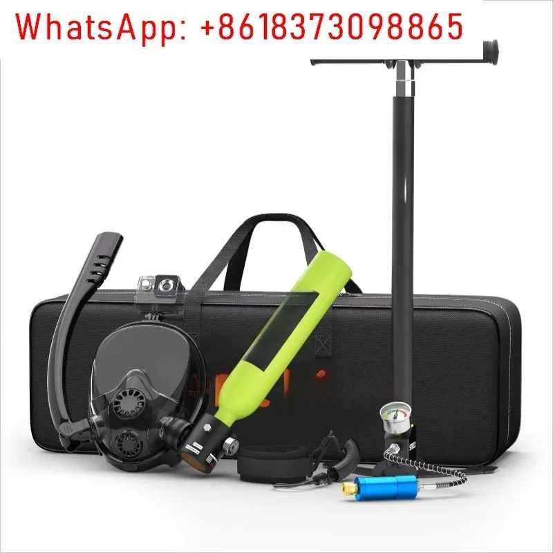 Draagbare duikverluchting K2 snorkelmasker volledig masker zwembril set