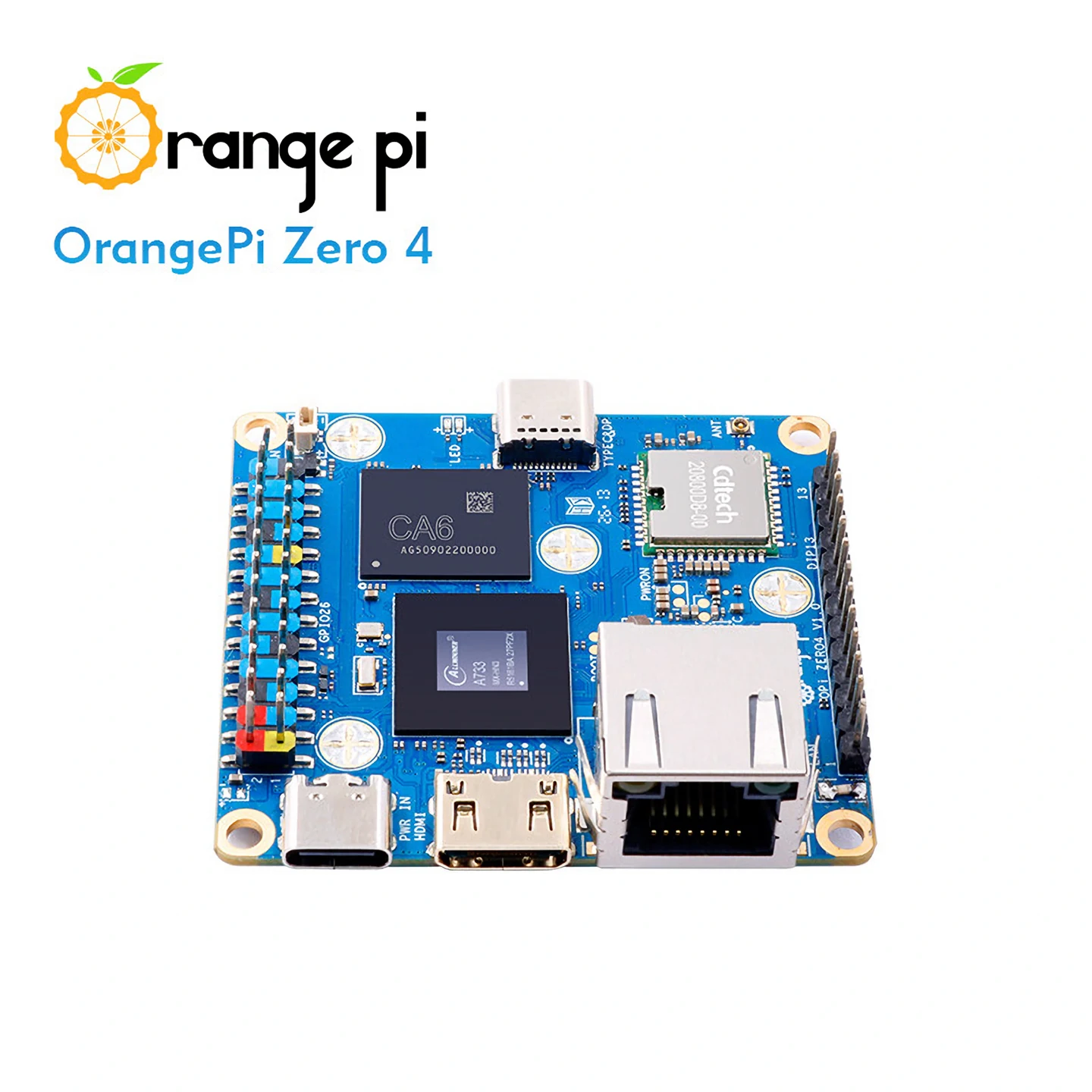 Orange Pi Zero 4 4G Single Board Allwinner A733 High-Performance Processor Dual-Core Cortex-A76 For Orange Pi Zero 4