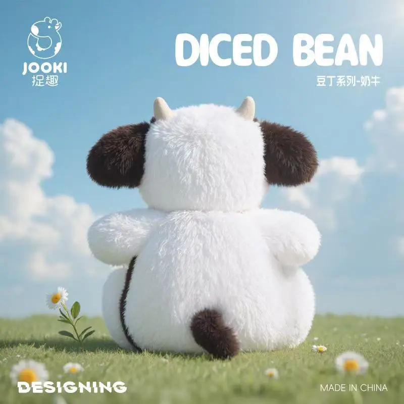 26 سنتيمتر جديد مقلد البقرة دمية محشوة ألعاب من نسيج مخملي الكرتون أنيمي لطيف وسادة وسادة أنيقة الأطفال هدية عيد ميلاد متعة دمية