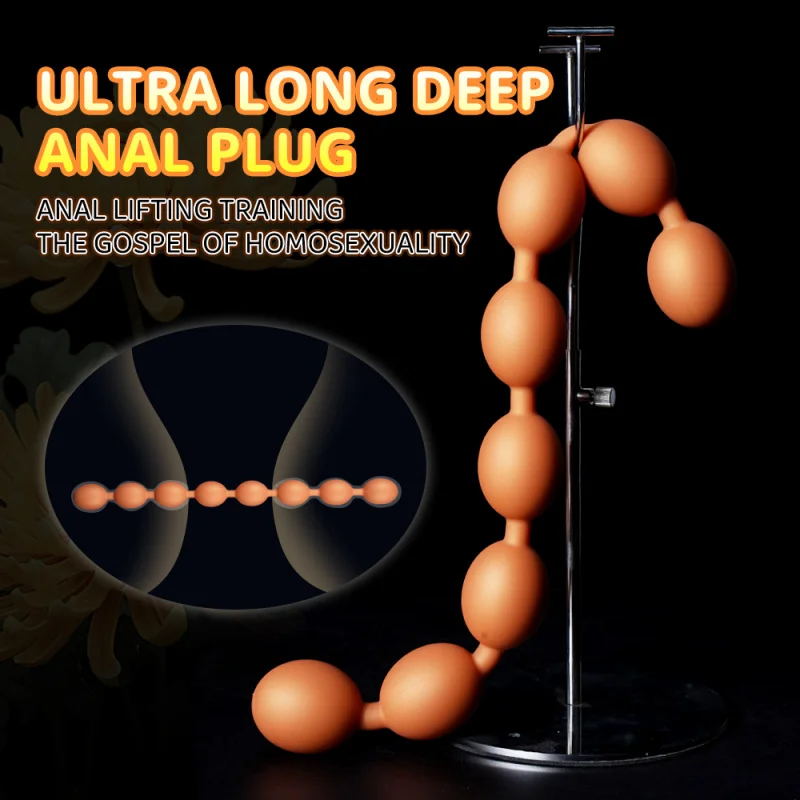 XXXXL Butt Plug Anal Plug Super Huge Anal Beads 10Cm Big Anal Balls Dildos Long Anal Sex Toys For Women Men Lesbian Masturbator