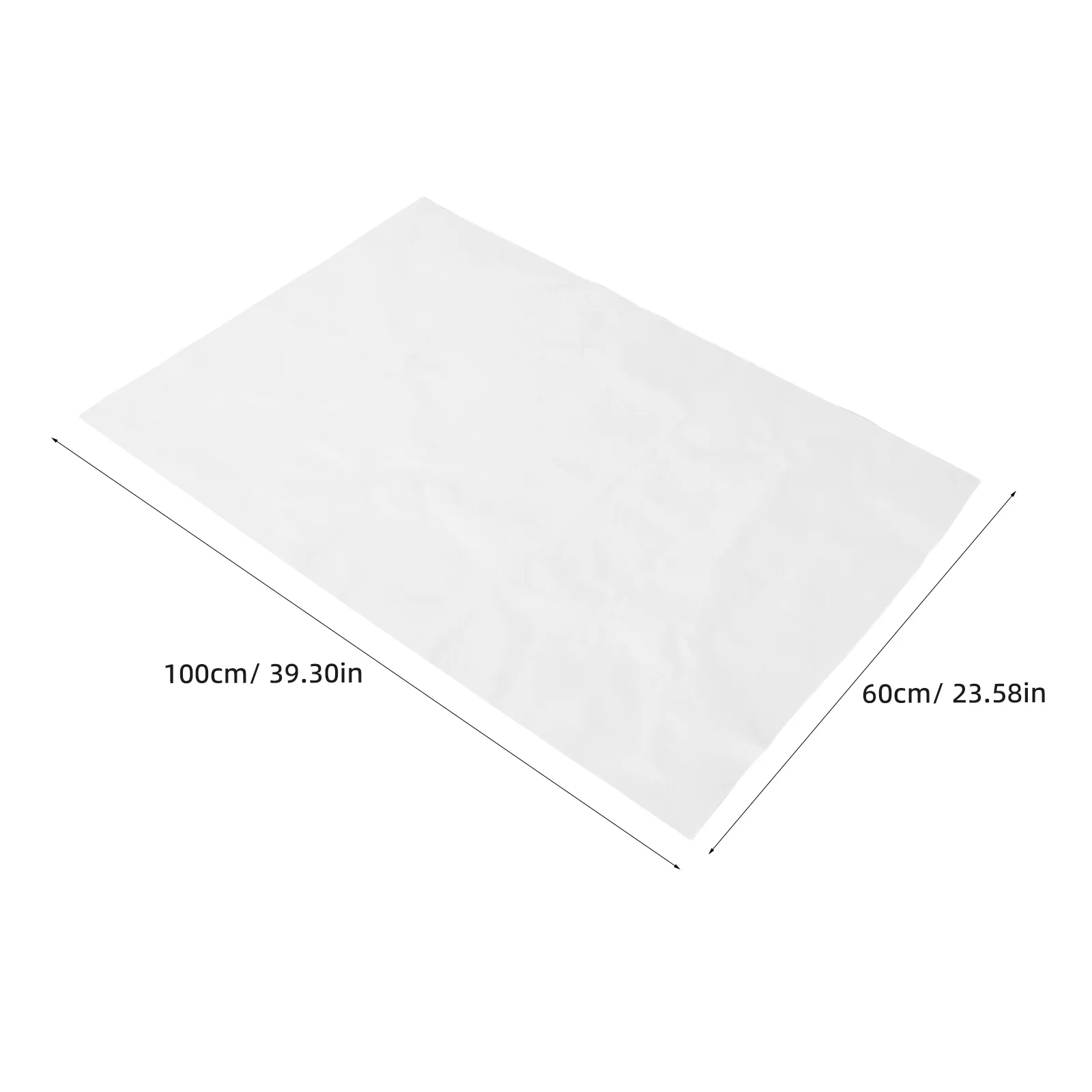 

2Pcs Large White Painting Canvas Roll for Adults Creative Expression Spacious Design True Color Representation Portable