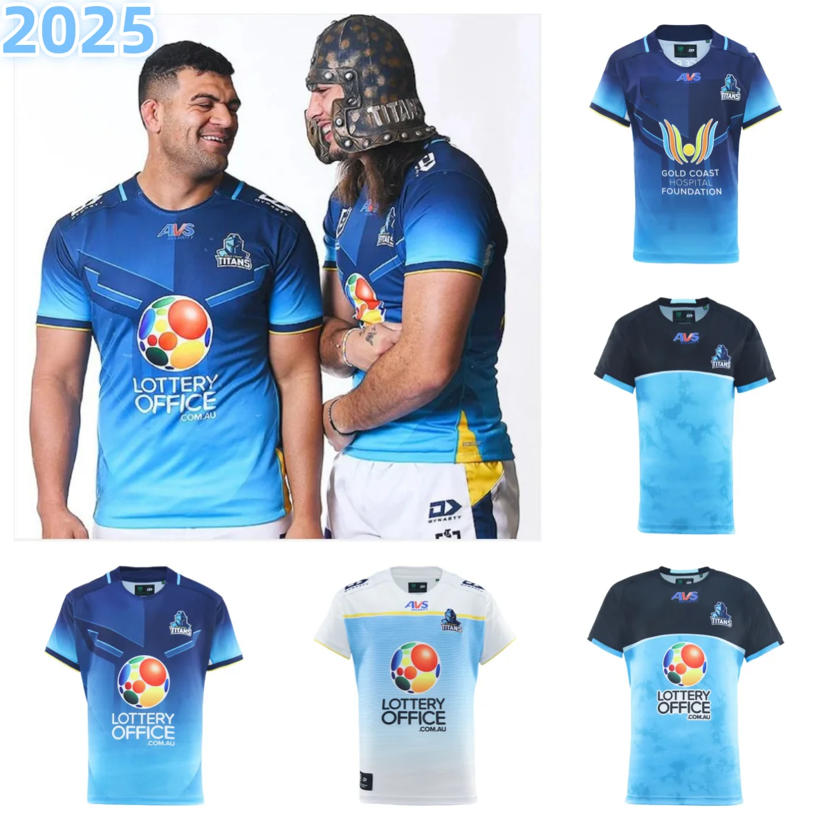 Gold Coast Titans 2025 Home and Away Jersey