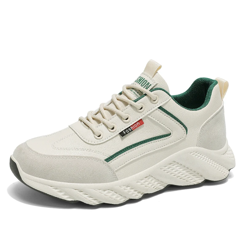

New large size Men's casual shoes Fashion Thick-soled sports shoes Men's sneakers Outdoor Running Punk shoes Men's loafers