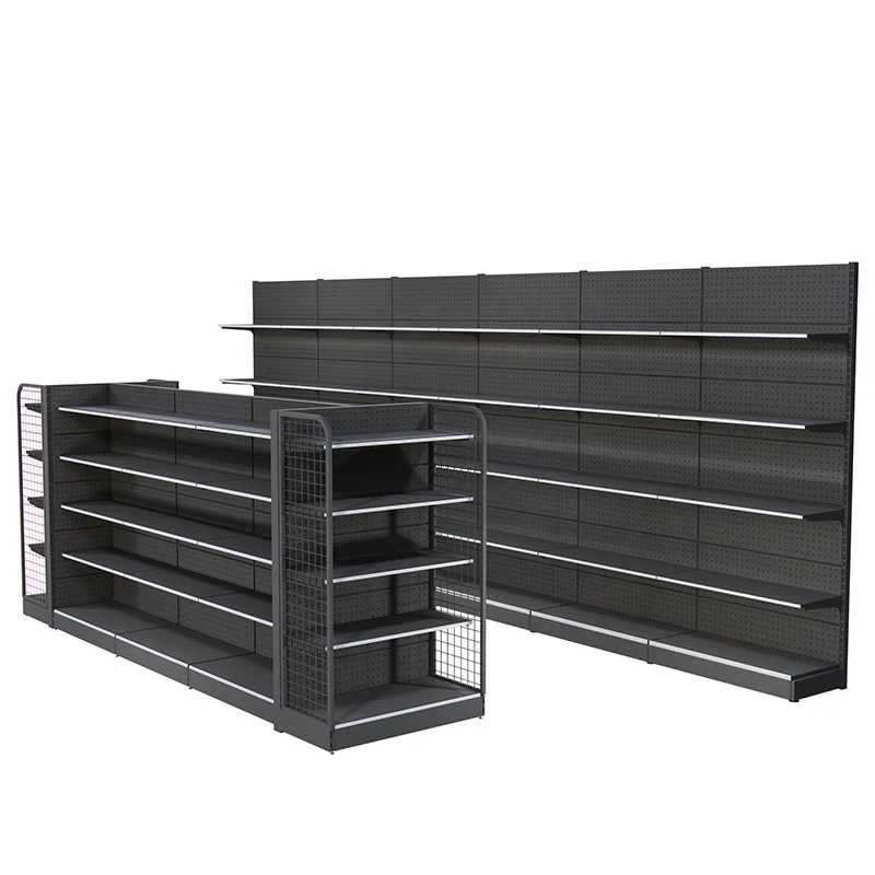 Supermarket Retail Store Open Car Shelf Double Sided Shelf Supermarket Display Shelf