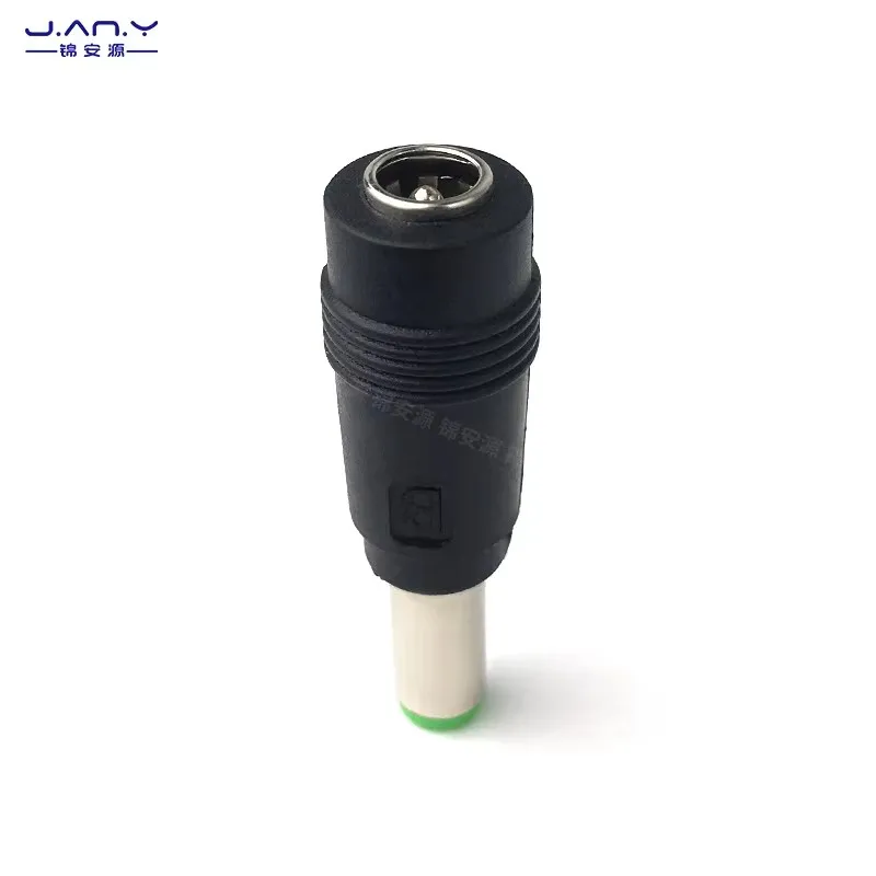 تيار مستمر 5.5*2.1 أنثى إلى 6.3*3.0 ذكر الكوع L على شكل محول طاقة الكمبيوتر المحمول محول الزاوية اليمنى