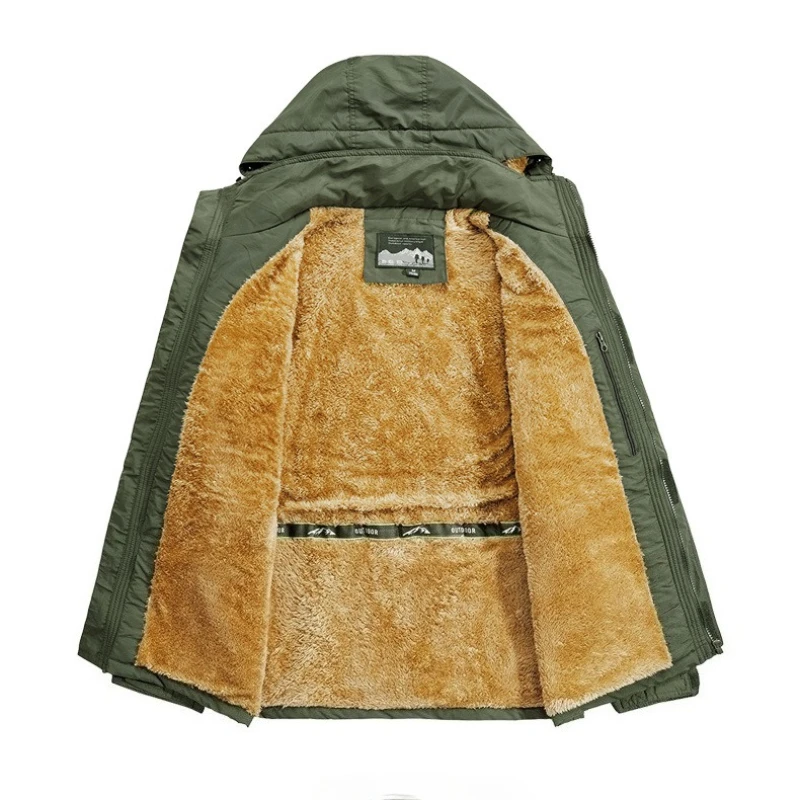 

Новая мужская тактическая куртка для осени и зимы, теплая рабочая одежда для активного отдыха, с множеством карманов, для походов, велоспорта и катания на лыжах, для кемпинга.