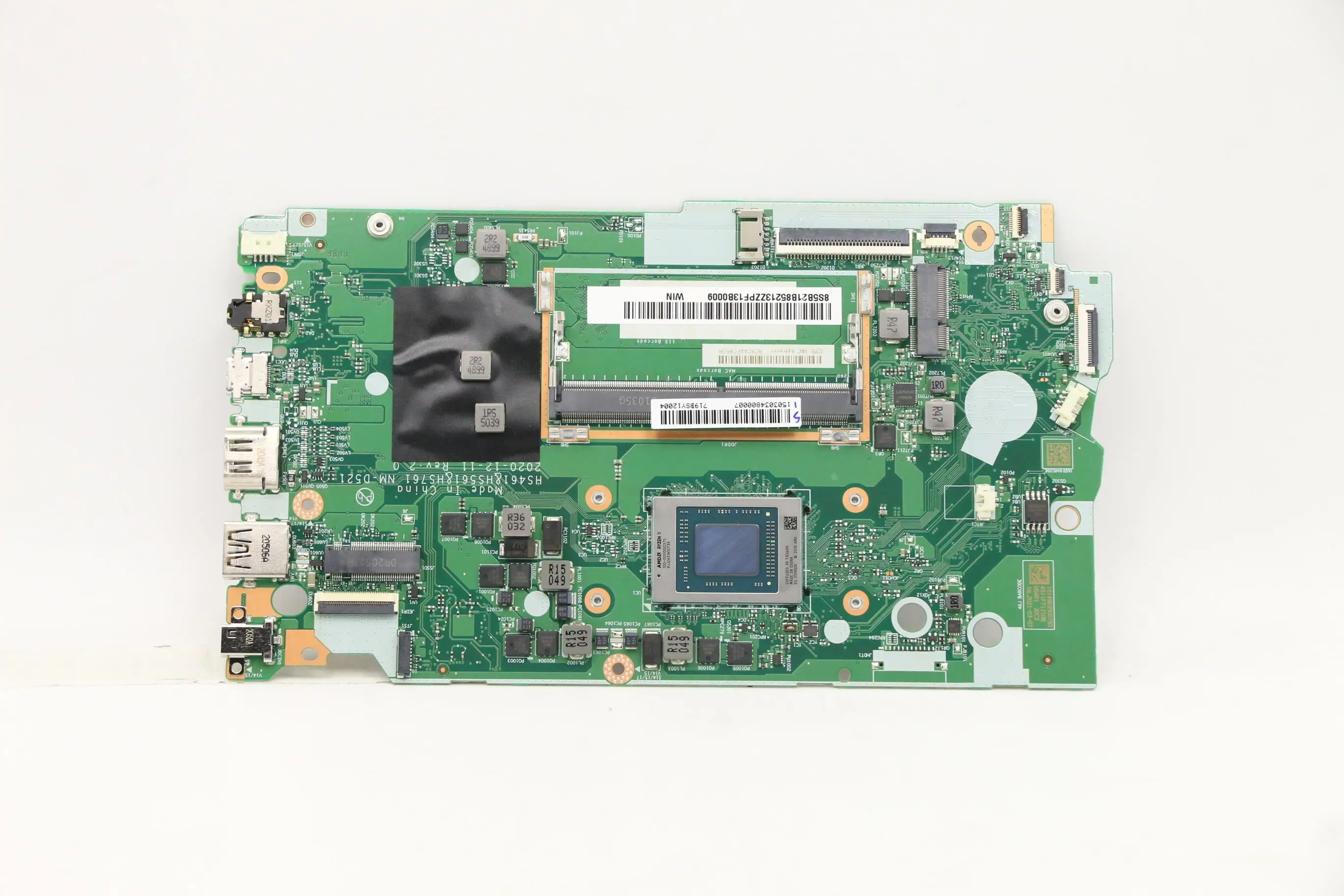 NM-D521 Motherboard.For IdeaPad 3-14ALC6 3-15ALC6  Laptop Motherboard.With R3 R5 R7 AMD CPU.8G RAM.100% test work