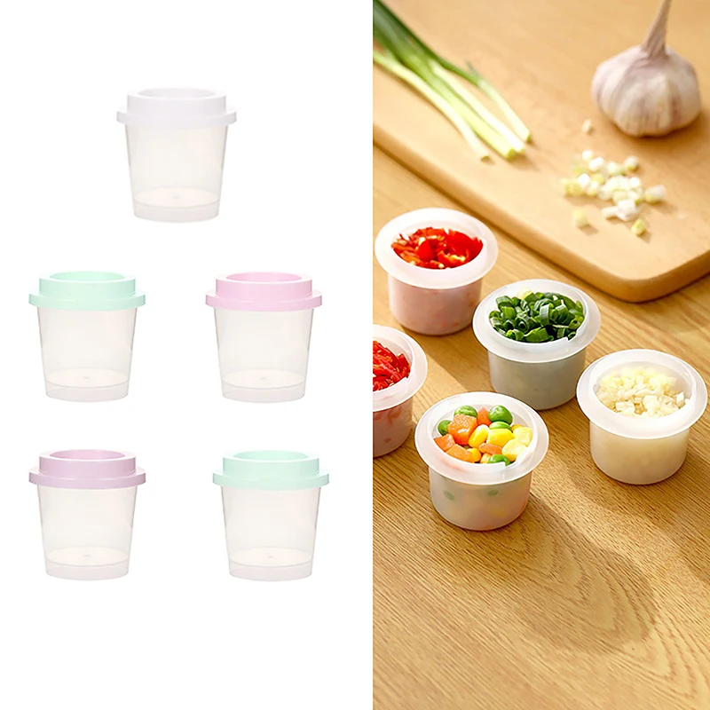 1pcs Plastic Sauce Container Mini Seasoning Box Salad Dressing Containers For Outdoor Portable Barbecue Spice Jar Kitchen Tool