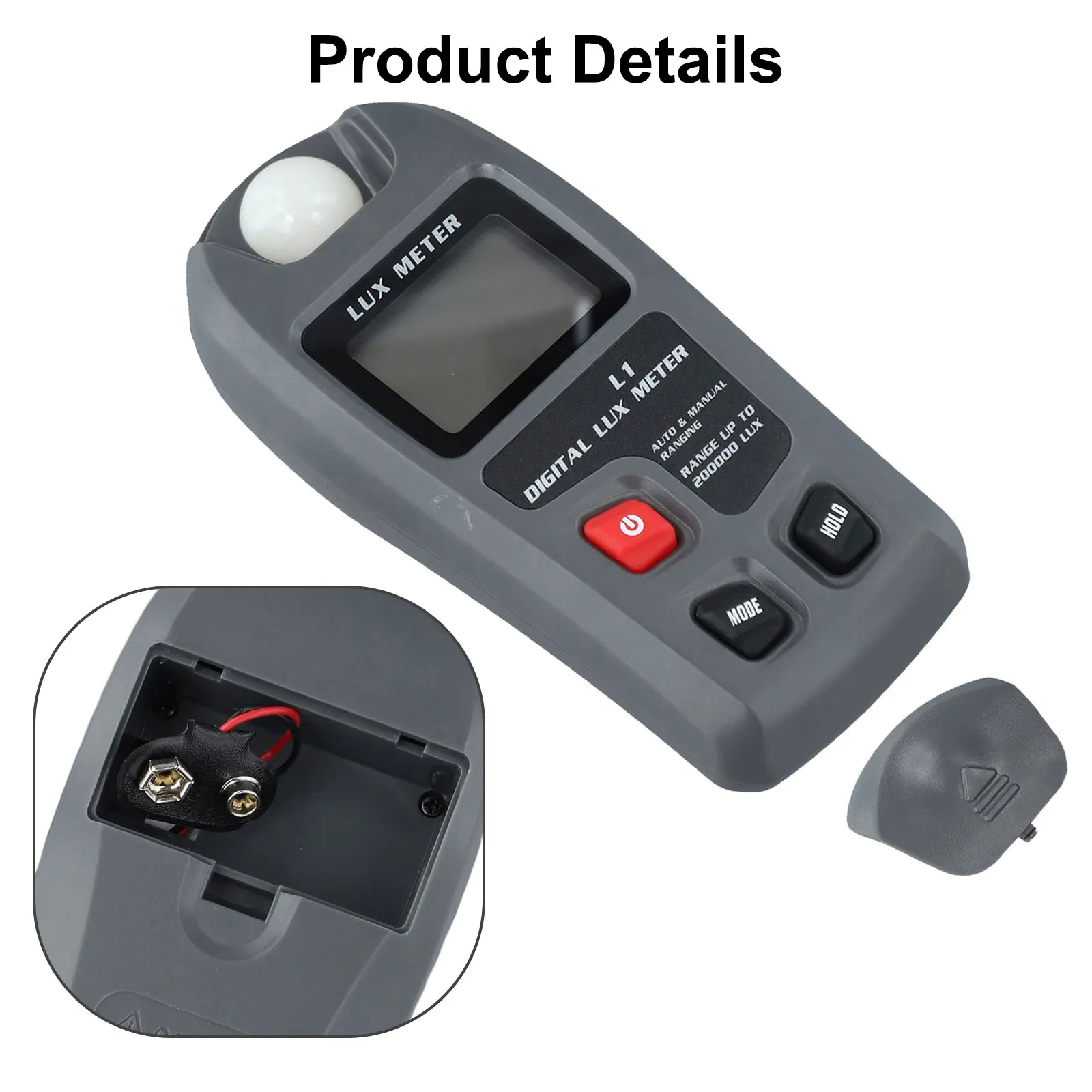 

Brightness Measuring Instrument Portable Light Meter 145 X 67 X 32 Mm Illuminance Meter Working Environment -10-50