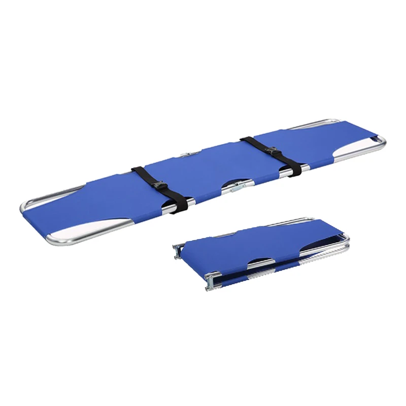 aluminum alloy foldable stretcher patient transfer  emergency folding with carry bag