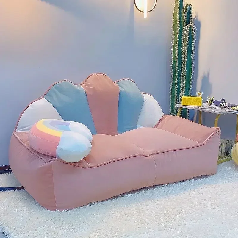 Sofá Puff Moderno e Elegante para Sala de Estar, Confortável e Reclinável, Móveis Pós-modernos para o Lar