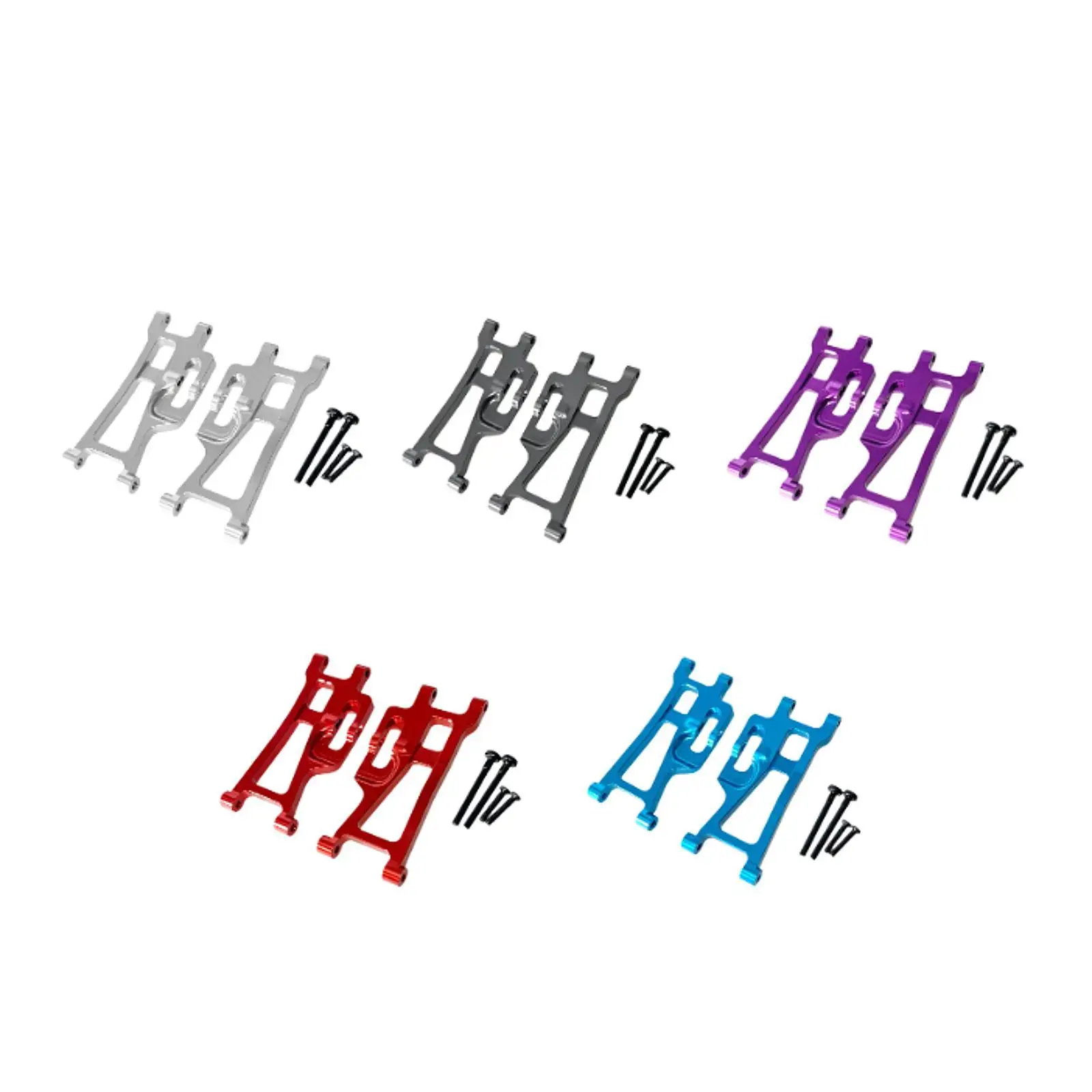 2x brazo de suspensión oscilante inferior trasero piezas de vehículo modelo RC brazo de suspensión RC