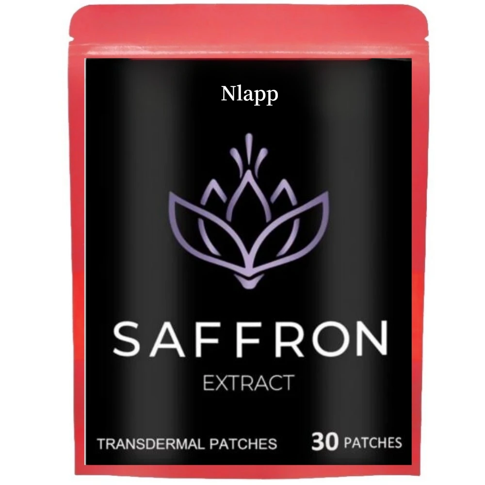 30 Patches Saffron Transdermal Patches Appetite Suppressant for Weight Loss Metabolism Booster Mood Support