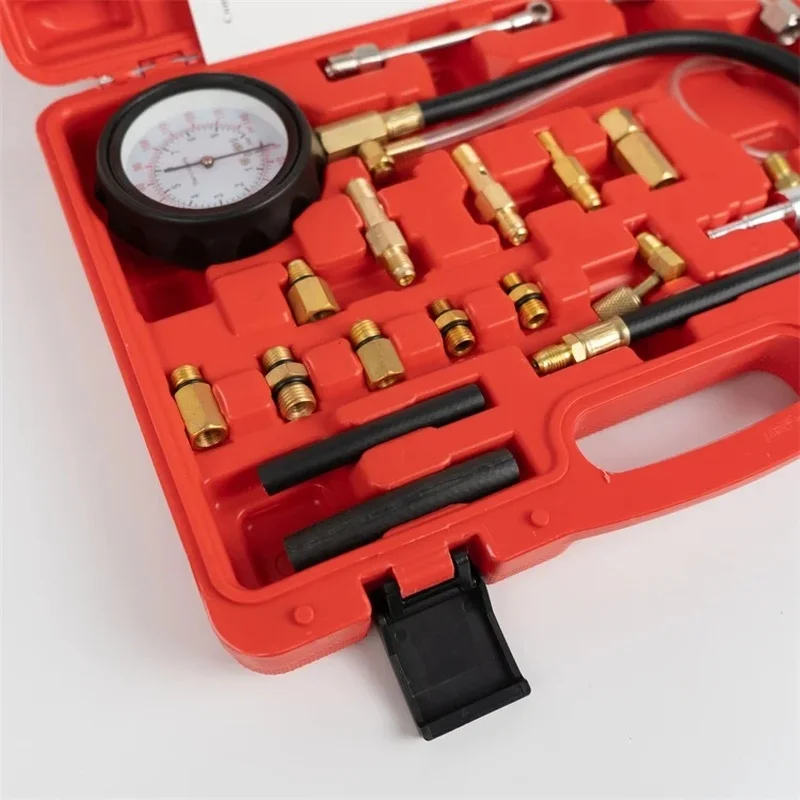 Automotive Tools Fuel Injection Pressure Manometer Tester Gauge Kit