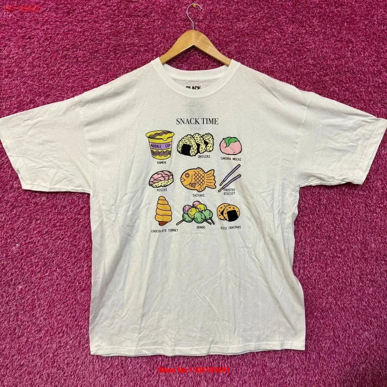 Camiseta de aperitivos famosos de Japón, talla 3XL, vintage, lavada, moda para hombre, Top cómodo para uso diario, suave, ligeramente versátil